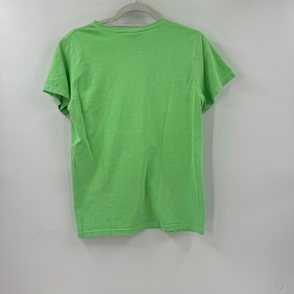 Bright Green Flamingo Key West y2k T shirt - Picture 5 of 5